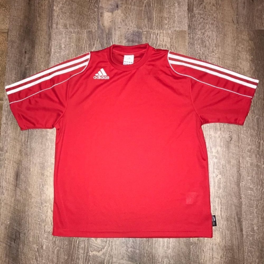Adidas Boys Climalite Shirt: Large